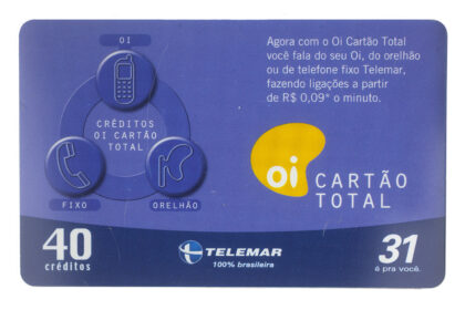 cartão telefônico