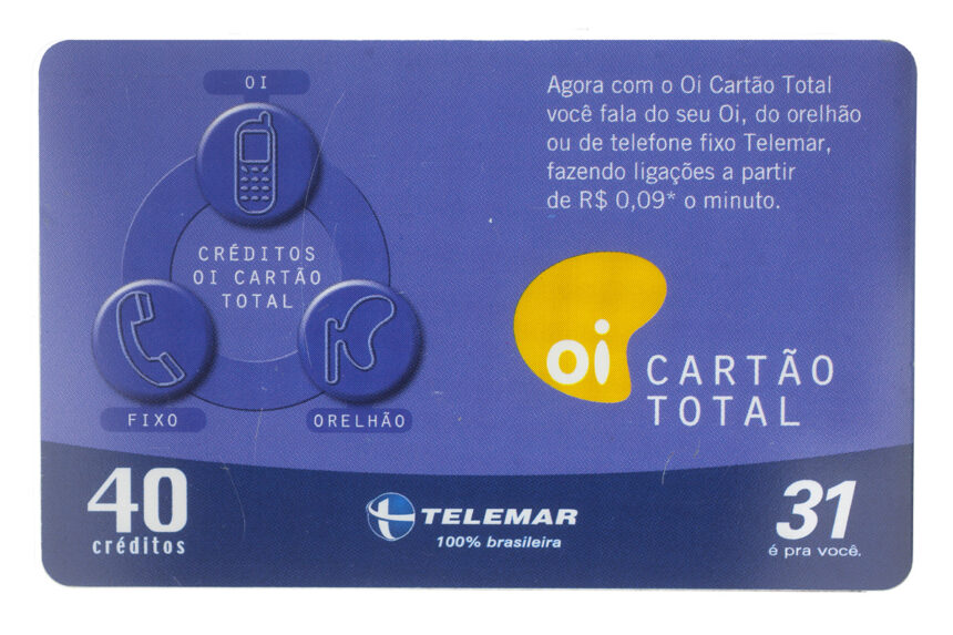 cartão telefônico