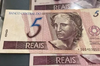 nota de 5 reais