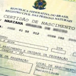 certidão de nascimento